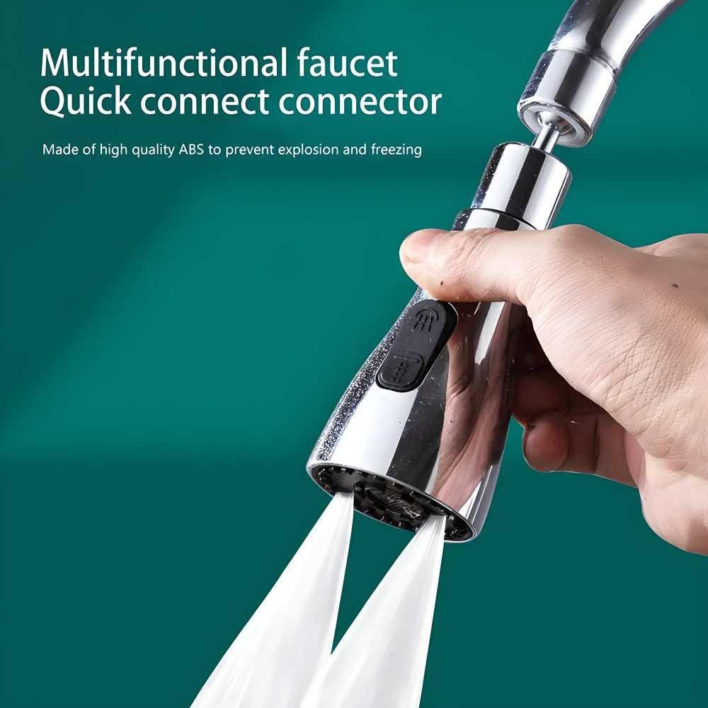 3 Modes Kitchen Sink Faucet – Stainless Steel