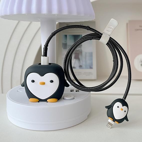 Penguin Charger Silicone Case Cover