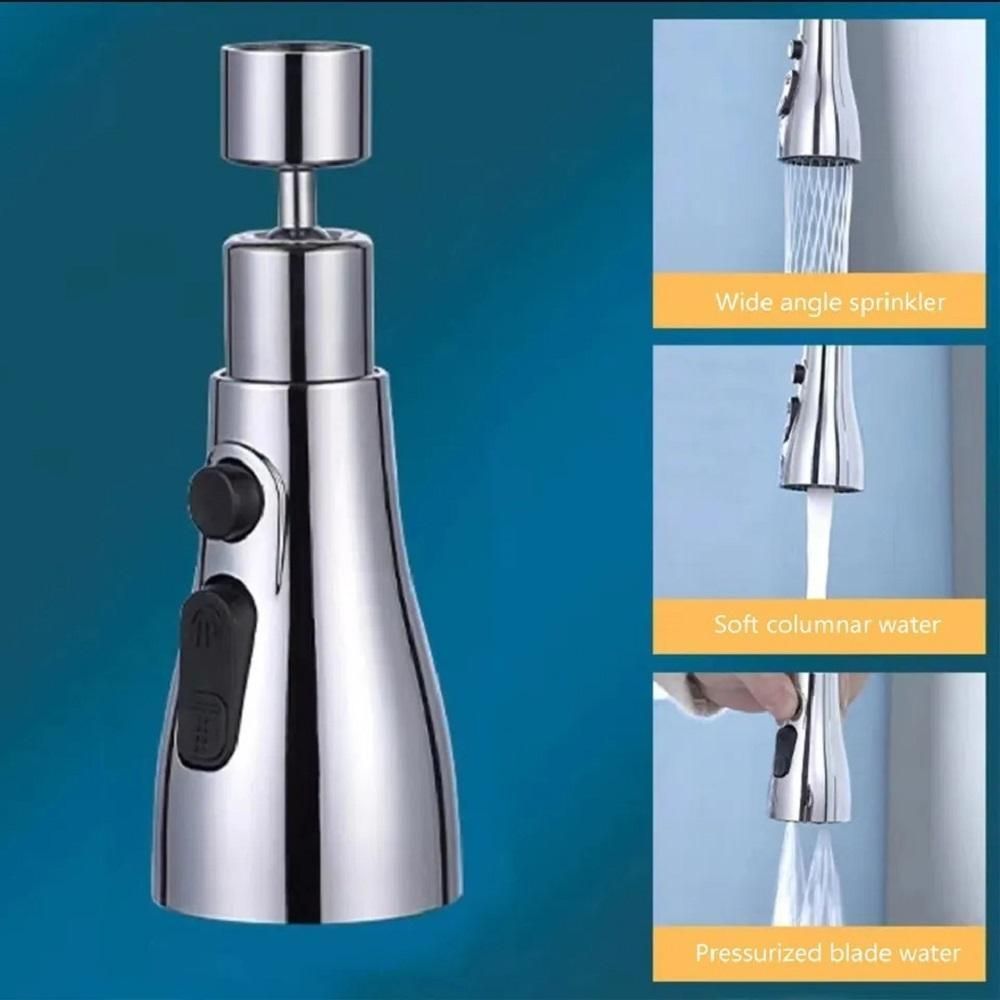 3 Modes Kitchen Sink Faucet – Stainless Steel