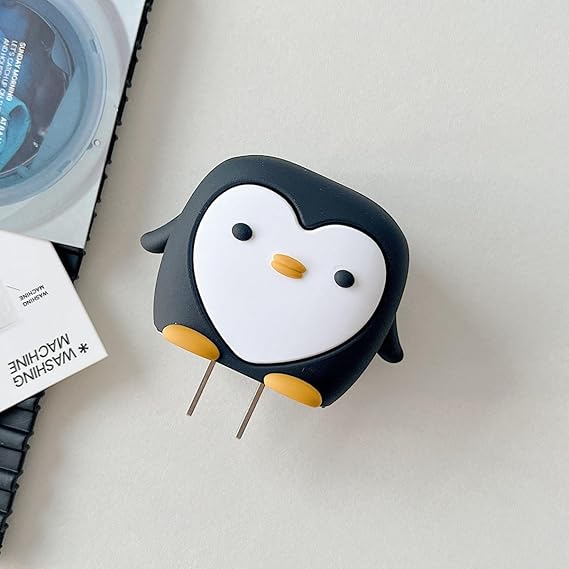 Penguin Charger Silicone Case Cover