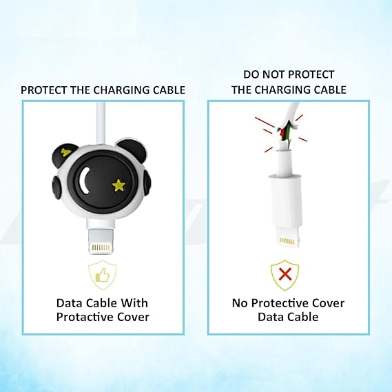 3D Cartoon Charger Cover –  for iPhone Chargers