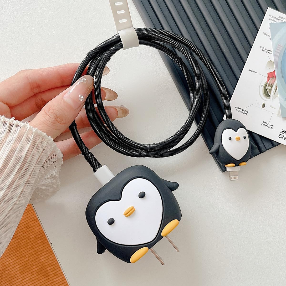 Penguin Charger Silicone Case Cover