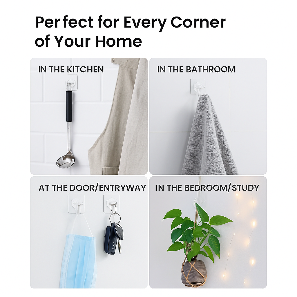 20 Pcs Heavy-Duty Wall Hooks