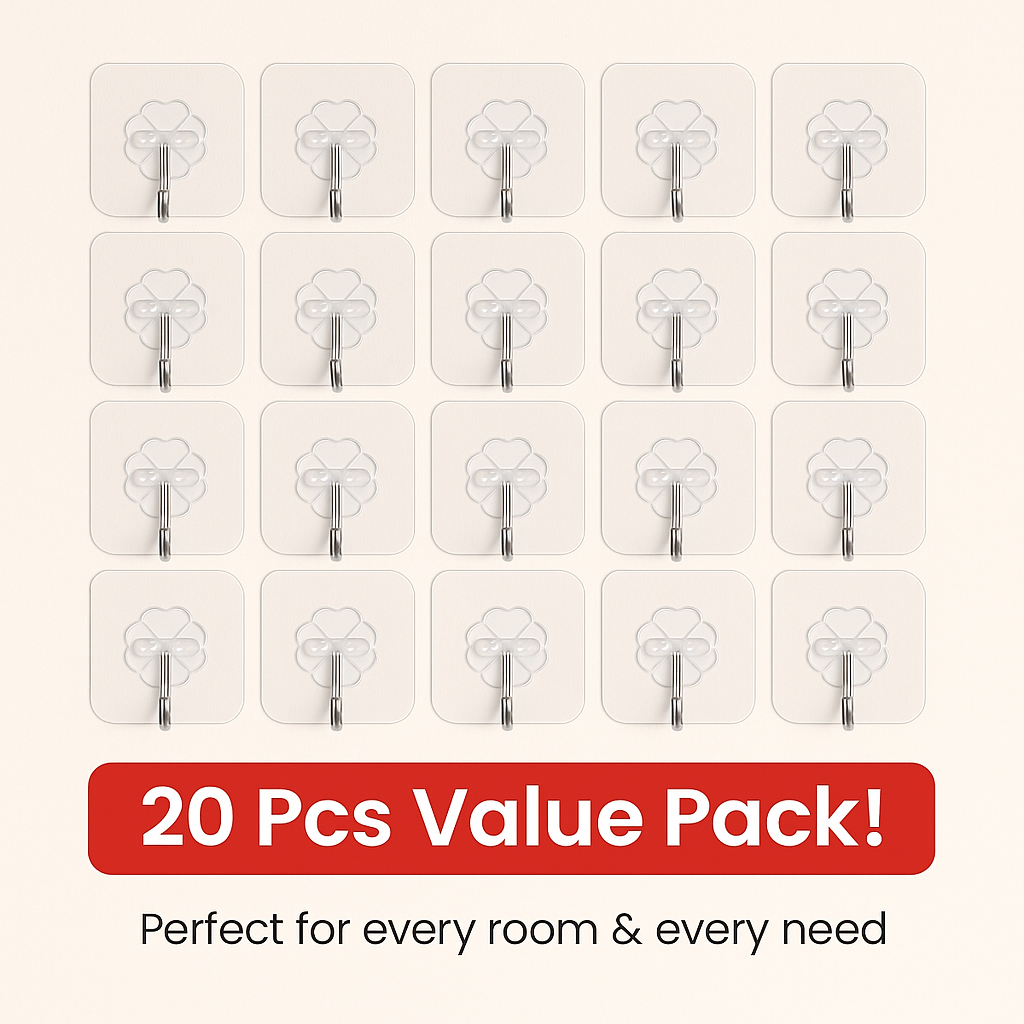 20 Pcs Heavy-Duty Wall Hooks